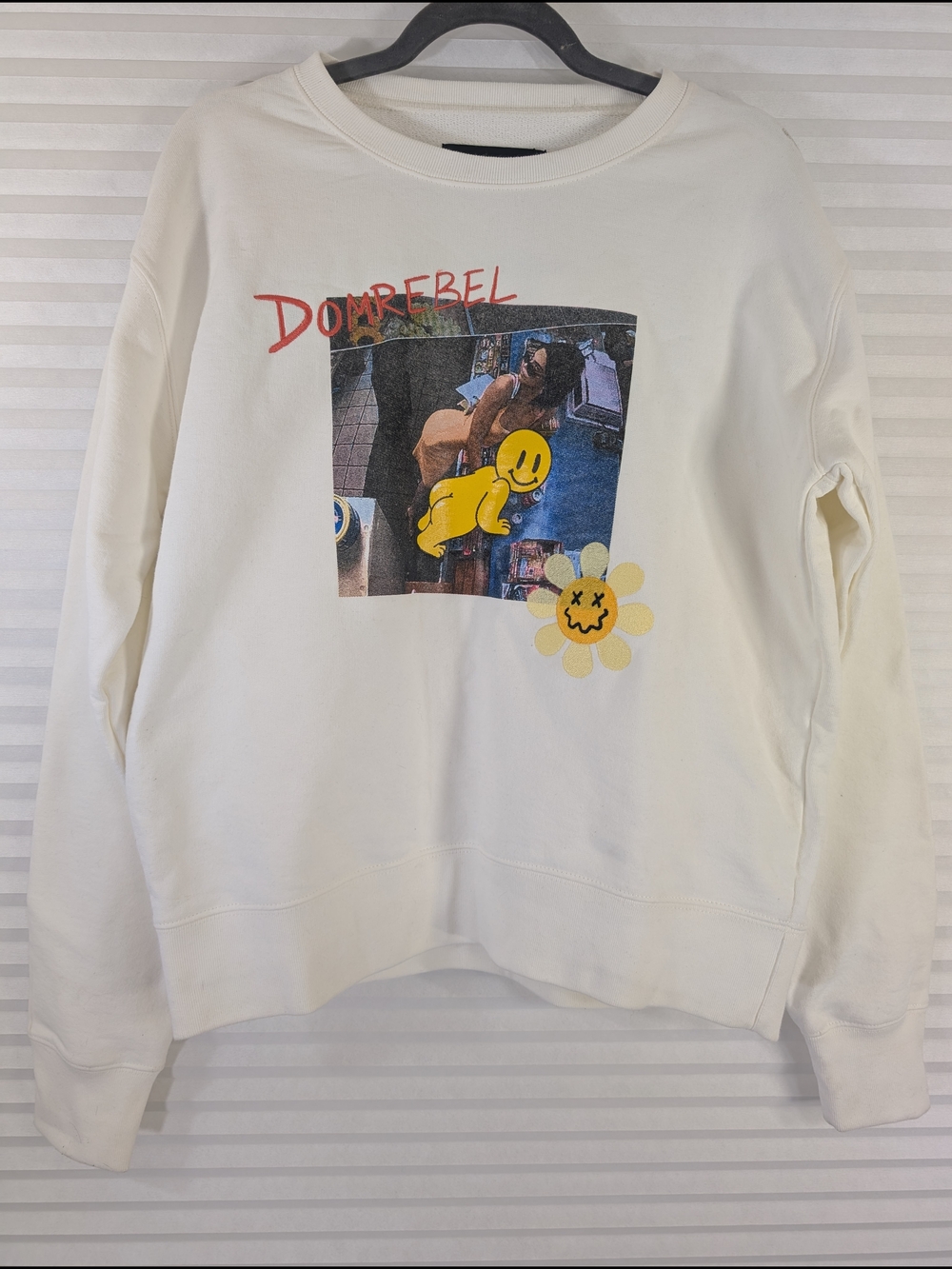 DOMREBEL Montreal Graphic Crewneck Sweatshirt NWT - Edgy Streetwear - Unisex XS